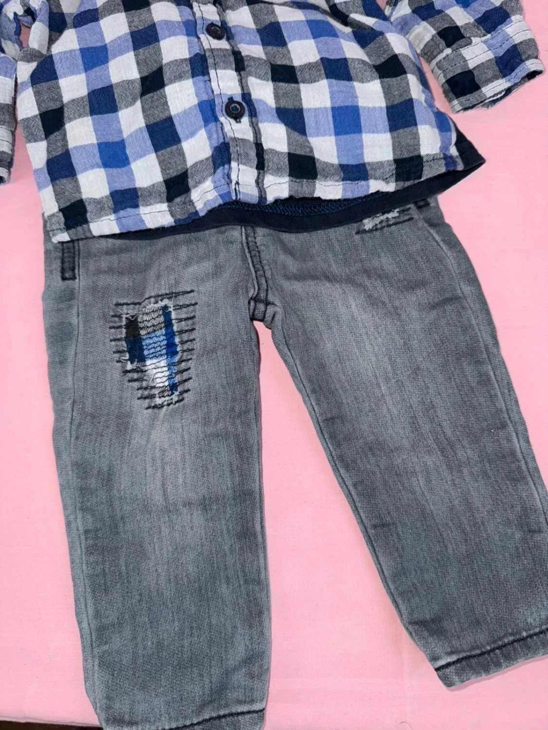 Ensemble garçon ikks taille 6 mois très bon état – photo 4